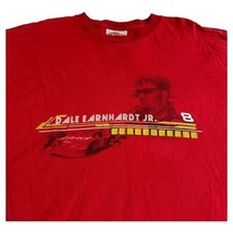 NASCAR Red Dale Earnhardt Jr Budweiser #8 Signed T-Shirt Autographped 2XL VTG - £36.92 GBP