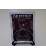 2019 Prizm Football Marquise Brown Premier Memorabilia Patch Rookie Card - $17.52 CAD