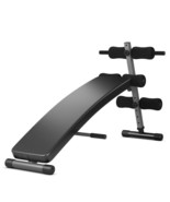 Adjustable Arc-Shaped Decline Sit up Bench - Color: Black - €120,90 EUR