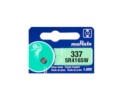 Murata 337 (SR416SW) Silver Oxide Watch Battery (1 Pack) - Replaces Sony... - $4.11