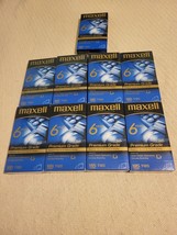 8 Maxell Premium Grade Blank Vhs T-120 Video Tapes New Sealed Ships Free + Bonus - £23.88 GBP