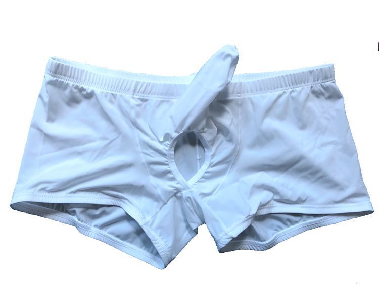 Men’s Sexy Penis Pouch Open Front Boxer Briefs Underwear