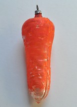 Antique Mercury Glass Carrot Ornament Germany Hand Blown Vegetable Figural Early - £27.10 GBP