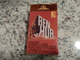 Ben Hur VHS 10 Commandments 2 Tape Set New Charlton Heston lot Free Shipping - £7.85 GBP