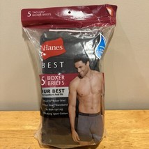 Hanes Best 5-Pack Boxer Brief GRAYS, MEDIUM - $18.80