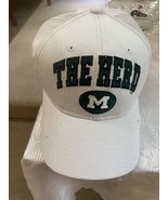 Marshall Thundering Heard Hat White Hat Adjustable Adult Size Hat - $15.31 CAD
