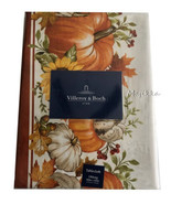 Villeroy &amp; Boch 60 x 84&quot; Oblong Fall Thanksgiving Tablecloth Pumpkin Spl... - £34.34 GBP