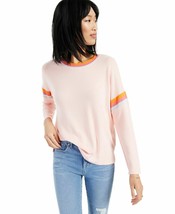 Style&amp;co. Ladies Plus Size Striped-Trim Top Champagne Pink Size 1X - £23.16 GBP