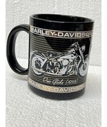Harley Davidson Coffe Mug 1987 Duo Glide 1958 Black Excellent Same Day S... - €21,48 EUR