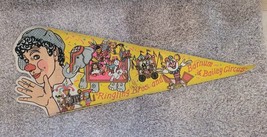 Ultra Rare Vintage RINGLING BROTHERS BARNUM &amp; BAILEY CIRCUS Pennant *READ* - $199.95