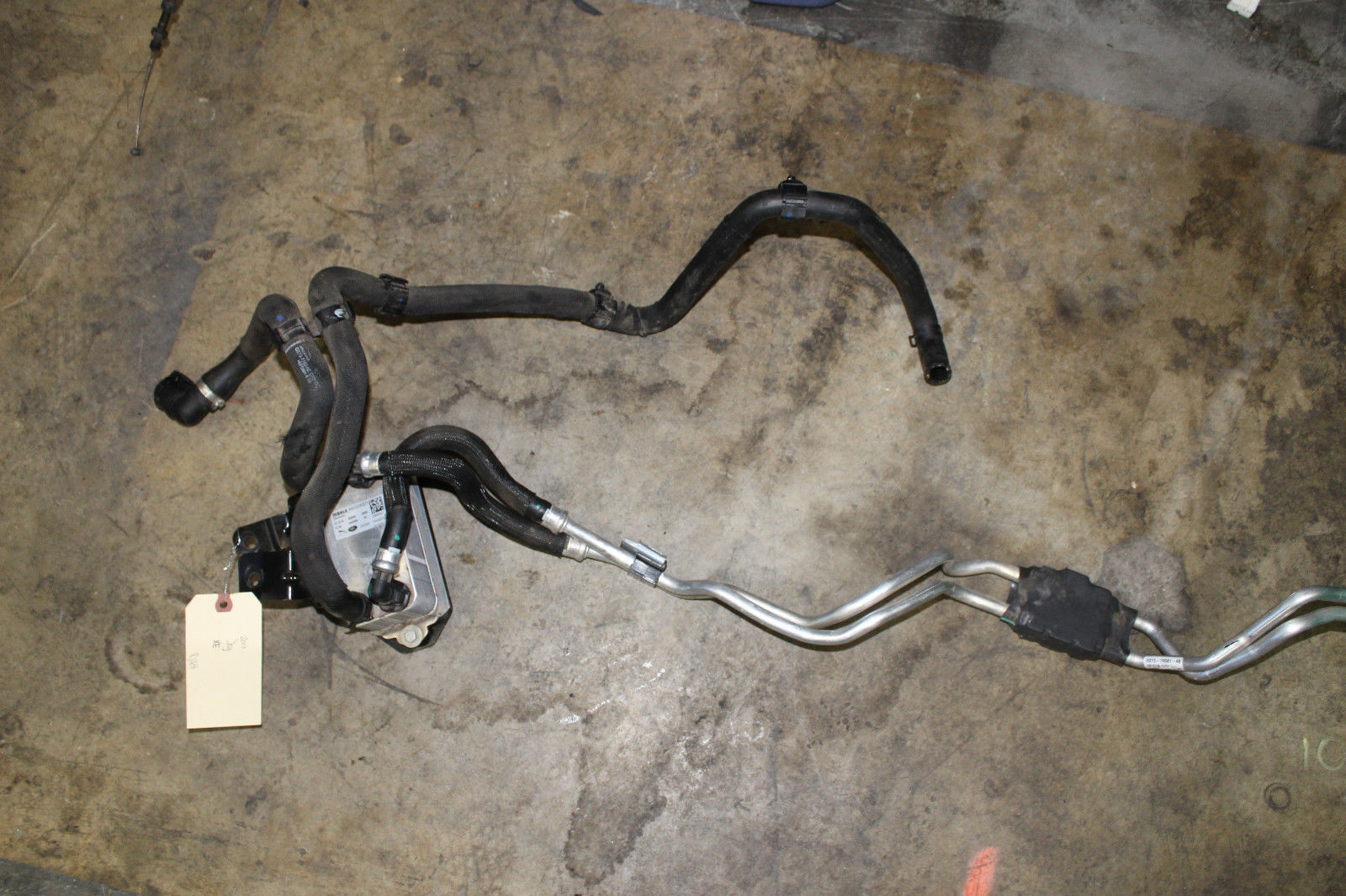 2017 JAGUAR XE MAHLE OIL COOLER &amp; LINES HOSES 4 AUTO TRANSMISSION  R1168 - $171.99