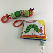 The Very Hungry Caterpillar Plush Rattle Activity Book Baby Toys Lot Eri... - £19.69 GBP