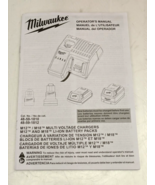 FOR PARTS-User Manual-Milwaukee 48-59-1810-12 M18/M12 Vehicle Cordless B... - $183.72 MXN