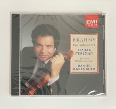 Brahms Violinkonzert Itzhak Perlman Berliner Daniel Barenboim Music CD Brand New - £15.34 GBP