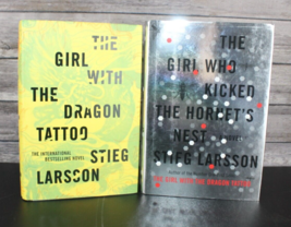 The Girl With Dragon TATTOO/KICKED The Hornet&#39;s Nest Book Stieg Larsson Hc Dj - £11.11 GBP