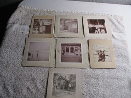 7 Antique Vintage Black and White Hotel Ship House Baby Photographs Lot - £39.46 GBP
