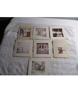7 Antique Vintage Black and White Hotel Ship House Baby Photographs Lot - £38.69 GBP