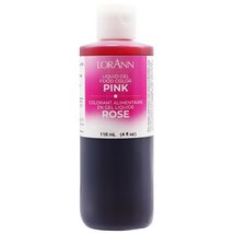 LorAnn Pink Liquid Gel Color, 4 ounce squeeze bottle - $145.76 MXN