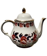 Vintage Arthur Wood Imari Pattern Teapot Made In England Crazing Multi-C... - $18.70