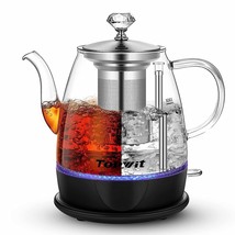 Electric Kettle Glass, Electric Tea Kettle Dual Purpose Design, Bpa-Free... - £42.16 GBP