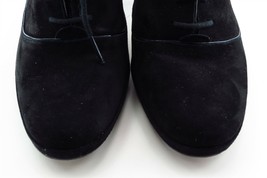 Circa Joan &amp; David Boot Sz 8 M Low Cut Boots Almond Toe Black Leather Women - £19.83 GBP