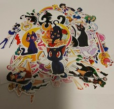 Sailor Moon 50 pcs Stickers Game Vinyl Snowboard Skateboard laptop DECALS - £7.27 GBP