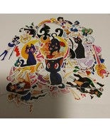 Sailor Moon 50 pcs Stickers Game Vinyl Snowboard Skateboard laptop DECALS - £7.24 GBP