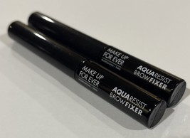2 Make Up For Ever Aqua Resist Brow Fixer Waterproof Tinted Gel 20 Deep ... - $725.82 MXN