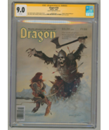 CGC SS 9.0 Dragon Magazine #126 SIGNED Daniel Horne Skull Cover Art TSR ... - $270.27 CAD