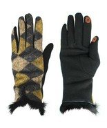 Women&#39;s Fleece Lining Fashion Argyle Glove Knit Gloves with Touch Screen... - £10.26 GBP