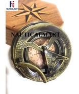 NauticalMart Brass Compass Sundial Clock Marine Boat Gift Pocket Replica... - $59.00
