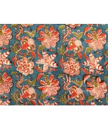 Traditional Jaipur Printed Cotton Fabric by The Yard, Indian Print Fabri... - £15.72 GBP+