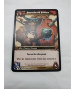 Stone Guard Rashun Wow TCG Dark Portal Rare 234/319 - $236.76 MXN