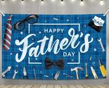 Happy Fathers Day Banner Flag 3x5ft Banner Polyester   - $15.99