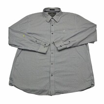 American Eagle Outfitters Button Up Shirt Mens XXL White Striped Long Sl... - $24.63