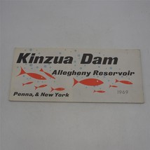 Vintage Kinzua Dam Allegheny Serbatoio Mappa Pennsylvania New York 1969 - £32.95 GBP