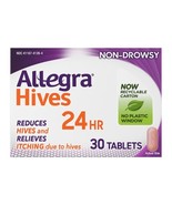 2 Boxes Allegra Hives Antihistamine 24-Hour Tablets, *04/25&amp;06/25**Non-D... - $24.36 CAD