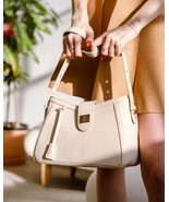 HARE &amp; ROSE MARIA Satchel Handbag, Bare Sand, Vegan Leather, New With Tags - €54,87 EUR