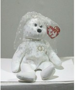 2001 Ty Beanie Baby Mrs. The Wedding Day Bride  Bear Retired Errors - £77.58 GBP