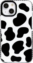 Compatible for 15 Plus Case Cow Print Pattern Cute Clear with Design Soft Silico - $32.76