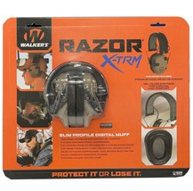 Walkers Razor X-TRM Electronic Low Profile Digital Muff Ear Protection H... - $72.50
