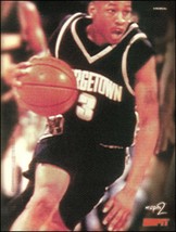 NCAA Georgetown University Allen Iverson ESPN 2 color pin-up photo print - £3.30 GBP