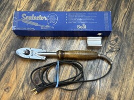 Sealector Electric Adj Temp Custom Tacking Seal / Matting Iron #500-D1 1... - £39.44 GBP
