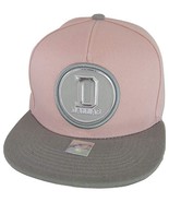 Dallas D Patch Style Adjustable Snapback Baseball Cap (Pink/Gray) - $20.44 CAD