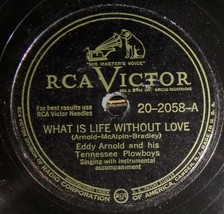 Eddy Arnold - What Is Life Without Love / Be Sure There&#39;s No Mistake EE- / E- B2 - £5.42 GBP
