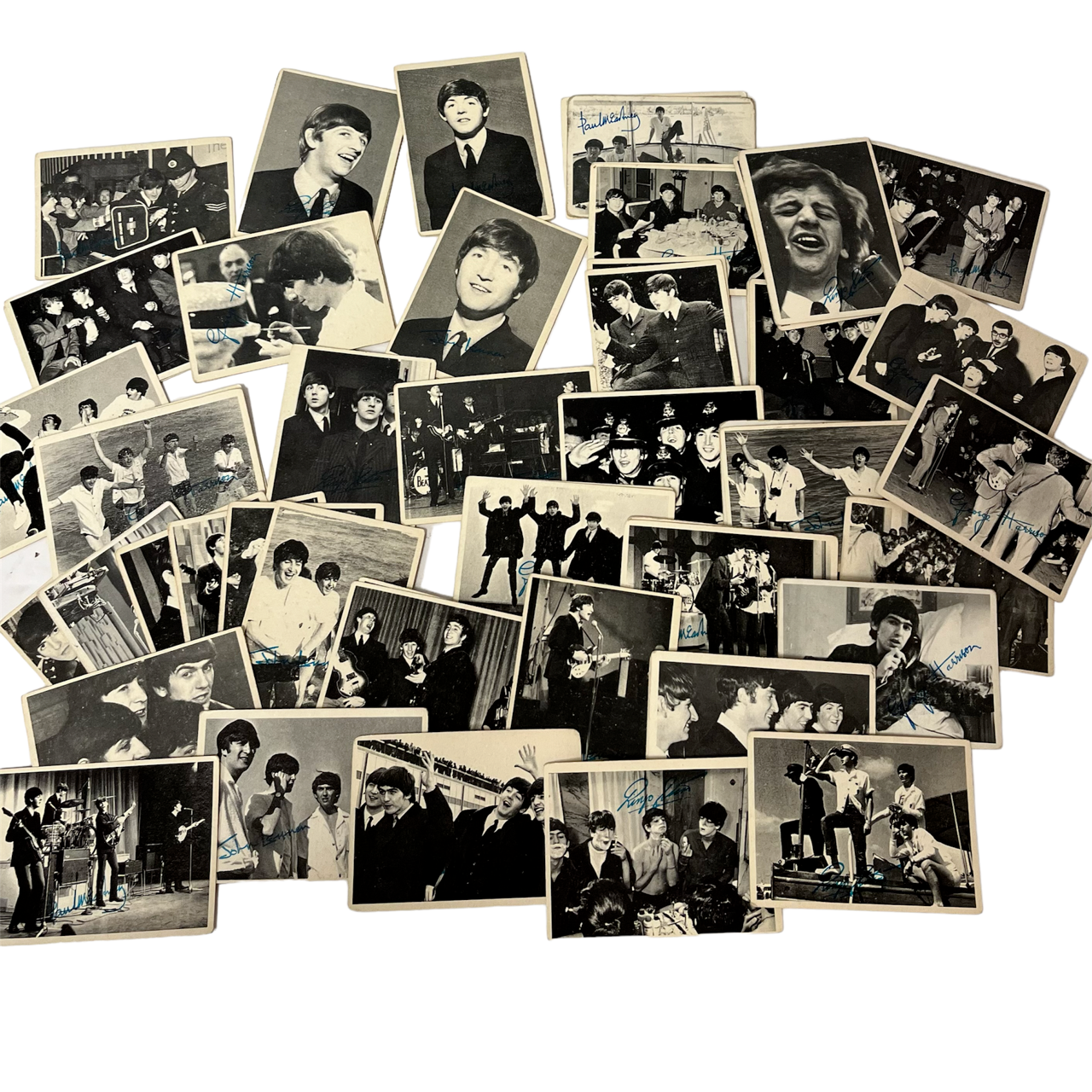 The Beatles Black And White Various TCG Topps Trading Cards 3rd Series L... - $88.38