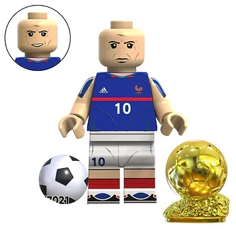 Ktoys Zinedine Zidane Soccer Player World Cup Edition Toys Minifigure - $7.20