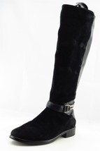 Aerosoles Boot Sz 5.5 M Long Round Toe Black Leather Women - £20.12 GBP