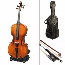 Paititi CE3005PE Scholar 256 Ebony Fitted Matte Finish Acoustic Cello 4/4 Size - £307.18 GBP