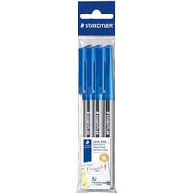 Staedtler Stick Ballpoint Pen 3pk - Medium Blue - $29.26